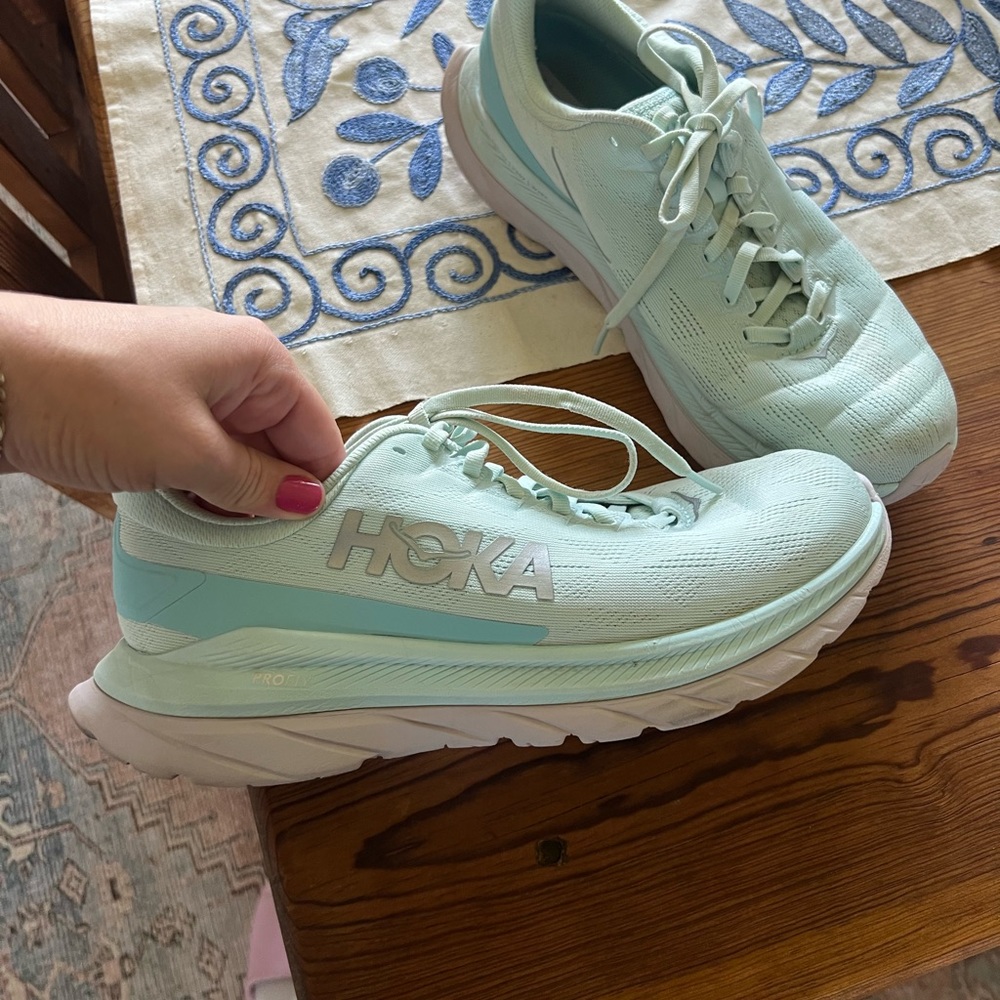 Hoka shoes worn maybe 3 times!